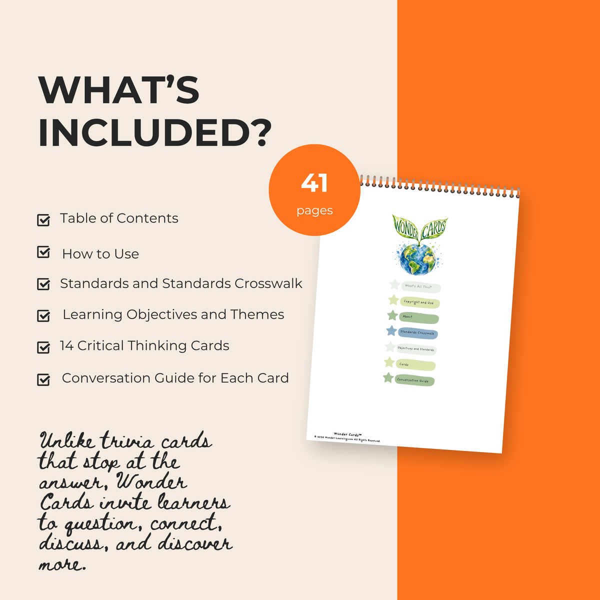 Florida Inquiry Cards | History, Science & Critical Thinking | Wonder Cards