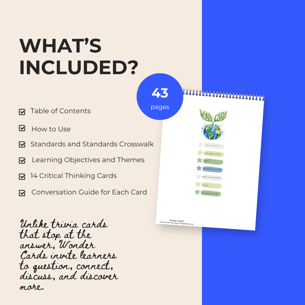 Physical Science Inquiry Cards Critical Thinking, Discussion & Research