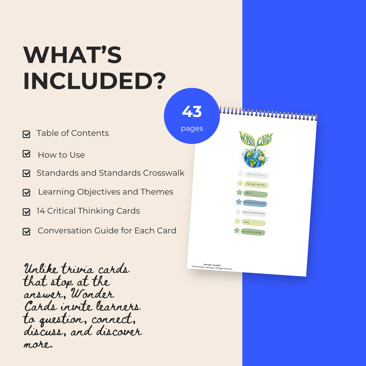 Physical Science Inquiry Cards Critical Thinking, Discussion & Research