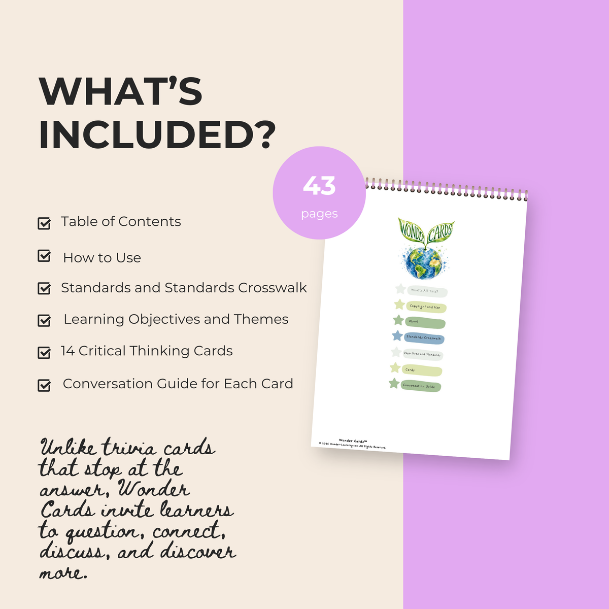Math Inquiry Cards | Patterns, Problem Solving, Geometry & Mathematical Thinking