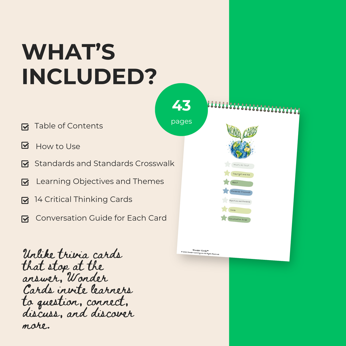 Earth Science Inquiry Cards | Weather, Geology, Climate & Critical Thinking